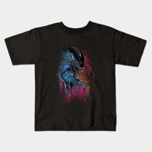 Alien Watercolor Kids T-Shirt